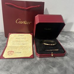 Rose Gold Cartier Love Bracelet 