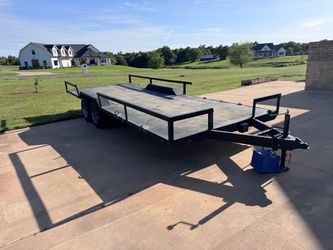 20’ Flatbed Car Hauler Trailer Tandem Axle