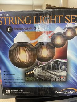 Outdoor String Lights / Camping /RV