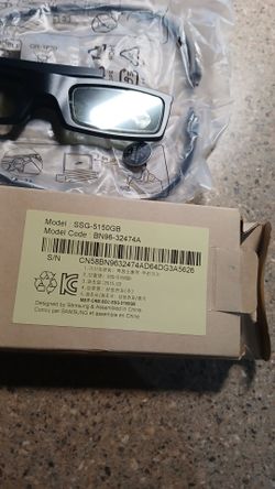 Brand New Samsung 3-D Glasses $40 FIRM
