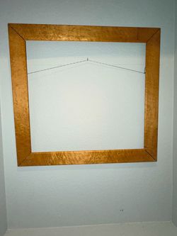 1900s Large Birdseye Maple Frame