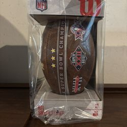Washington Redskins Official Wilson NFL Silver Series 9" End To End Ball NIB