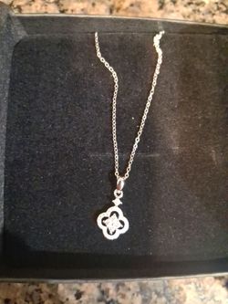 Silver Clover Necklace