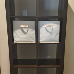 8- Cube Storage Organizer with 2× Bins ,from Costco