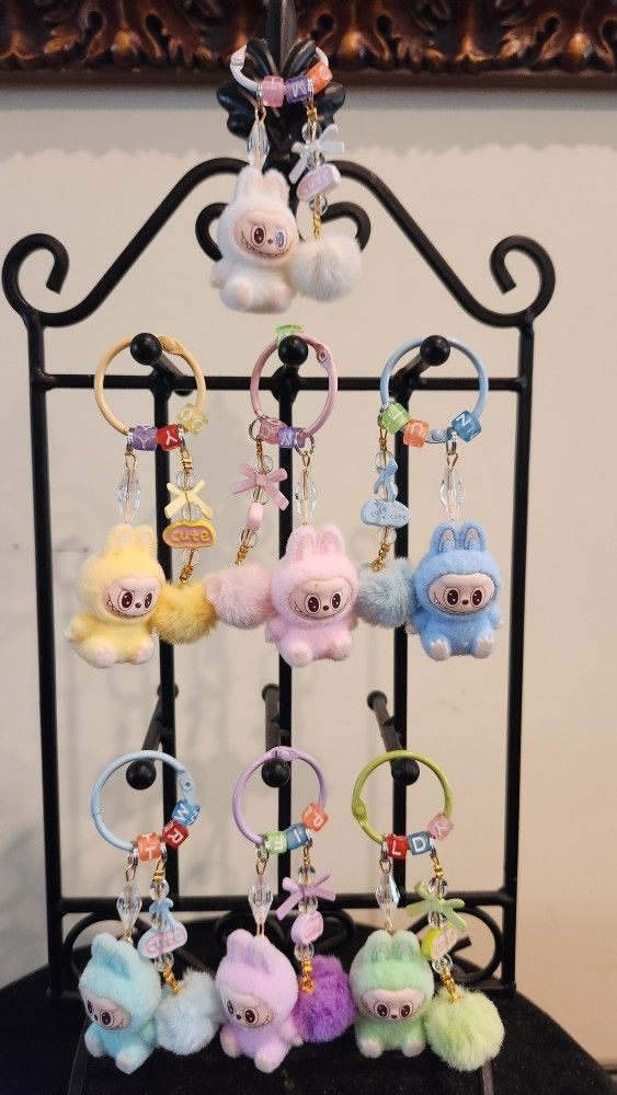 Labubu Keychains Key FOB Yes They Are Available