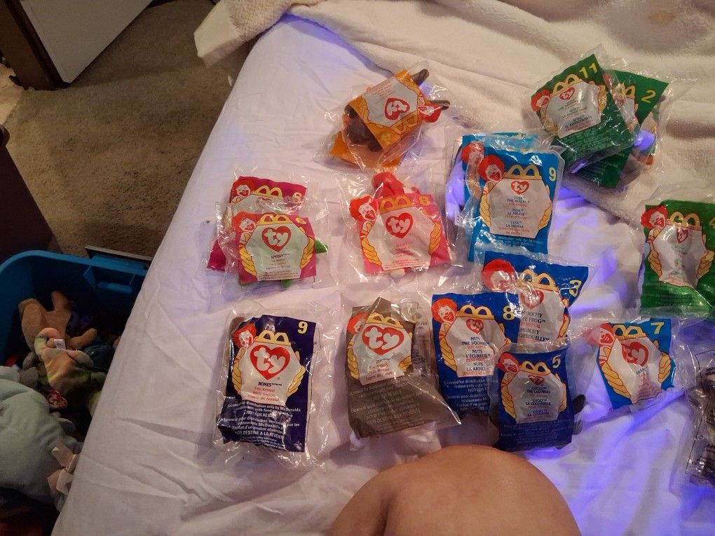 Ty Beanie Baby McDonald's Toy Bags 