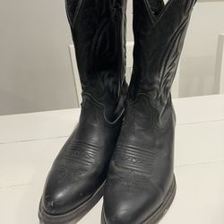 Tony Lama Leather Cowboy Boots 