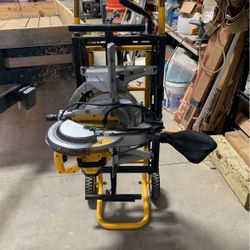 12” Dewalt  miter saw with stand