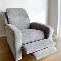 🏷WAREHOUSE CLEARANCE | Wessen Fabric Pushback Recliner, Gray 💥 We Finance