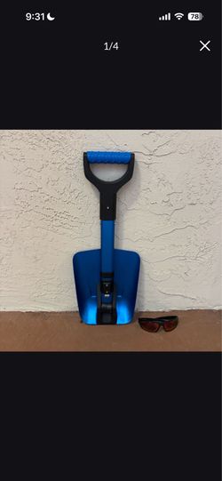 One Compact Portable Adjustable Extendible Travel Hiking Avalanche Shovel