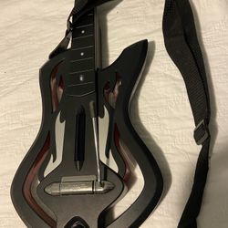 Rare  Guitar Hero Warriors of Rock Wireless Guitar (Xbox 360) 