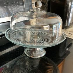 Cake plate/Punchbowl with cover