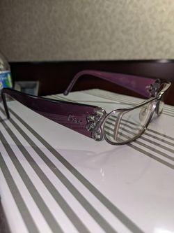 Purple Dior Eyeglass Frames