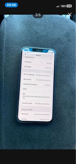 iPhone 12 Black unlocked 64 G