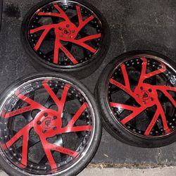 22 INCH CORLEONE FORGED RIMS