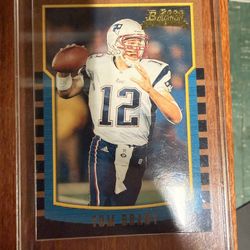 Tom Brady Bowman 2000 Rookie Card Ungraded