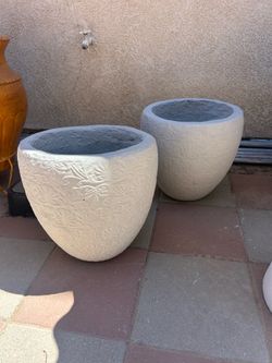 New Planters made out of cement