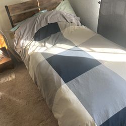 Twin bed With Mattress 