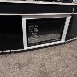 Fireplace And Bluetooth Speakers! 