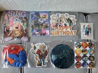 Sing party decorations