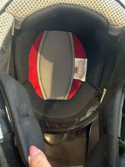 Motocross Off-Road Helmet Black and pink for young