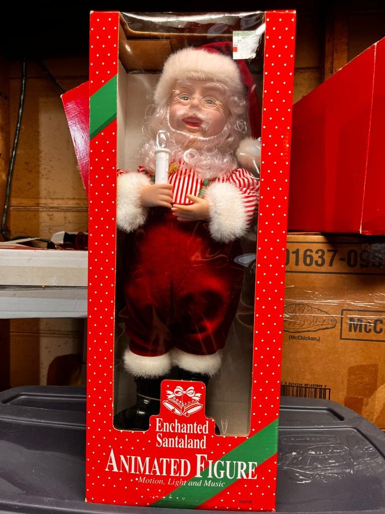 3 Animated Santa's Only $20 Each