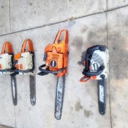 Tengo  Estos Serruchos  En  Venta  2 Sthil  Ms 250 Y 2 Echo 