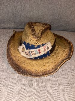 Pinky Bolle straw cowboy hat