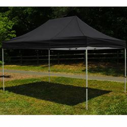 10X15 Pop Up Canopy Black