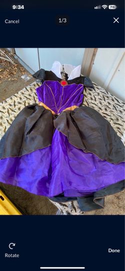 Disney Malficent Halloween Costume Women’s Size Medium.