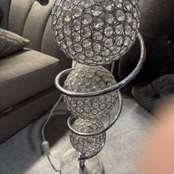 Silver Bubble Lamp