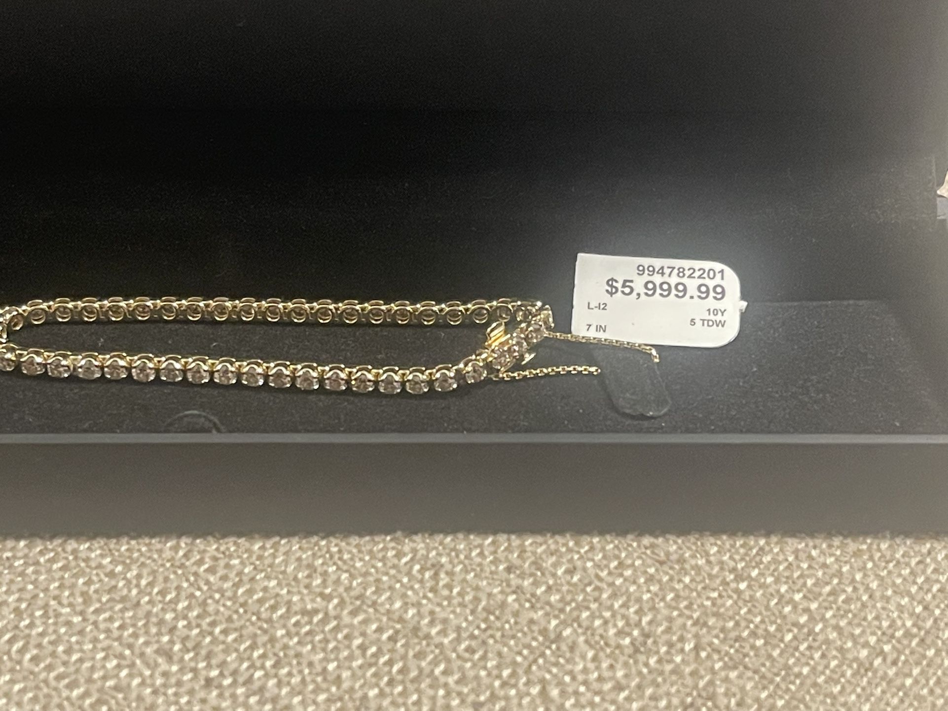 5K Diamond Tennis Bracelet