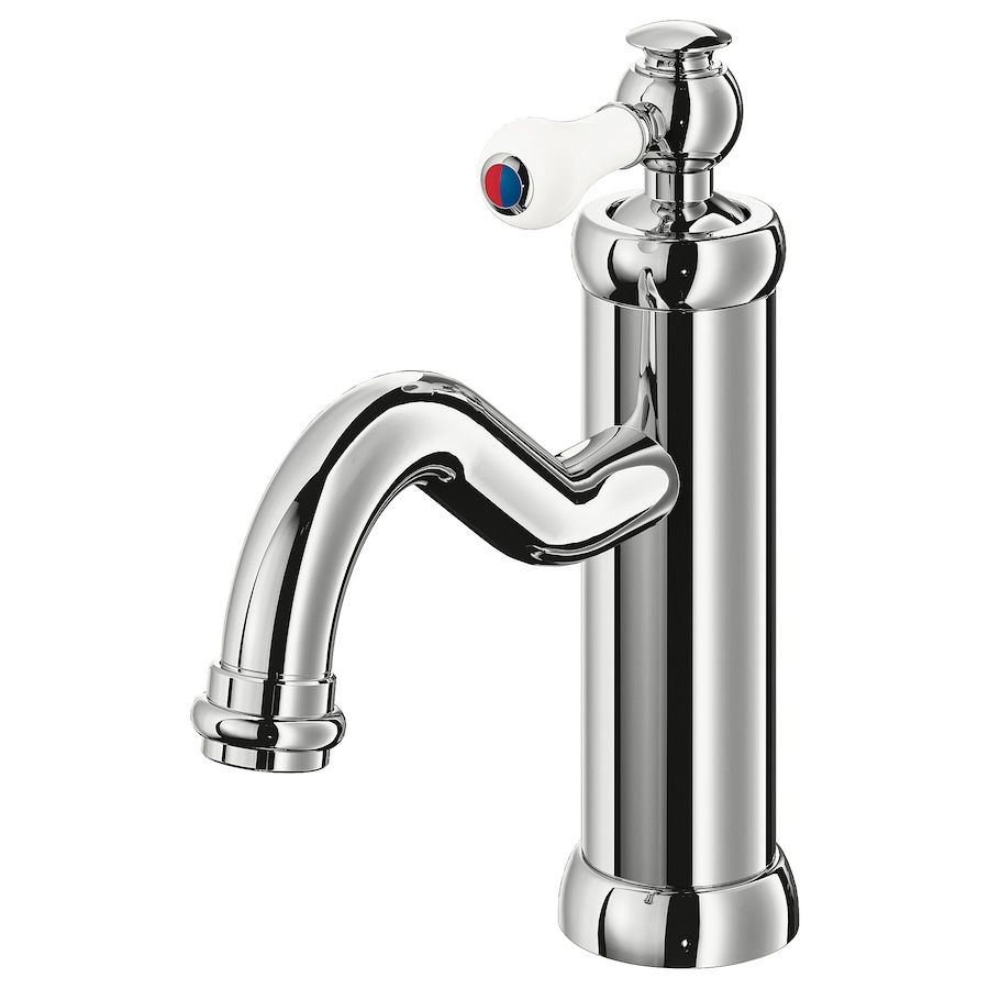 IKEA HAMNSKAR WaterSense Bathroom Faucet & Strainer Chrome Plated 803.430.80 NEW