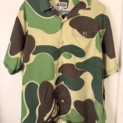 Bape ABC Camo Open Collar Shirt