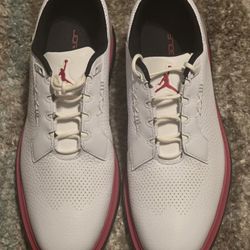 Jordan ADG5 White Leather Golf Shoes Size 9.5 $75