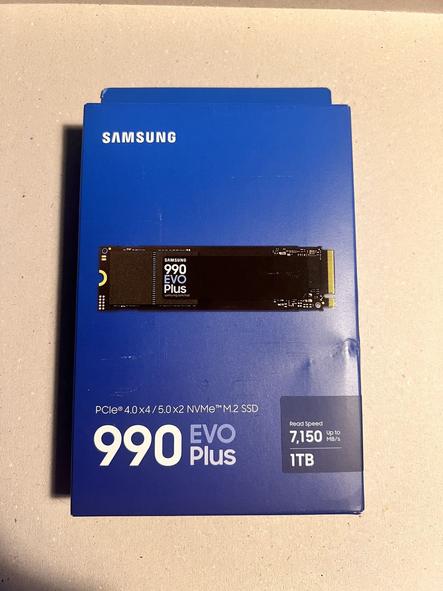SAMSUNG 990 EVO PLUS 1TB READ SPEED 7,150 Up To MB/s