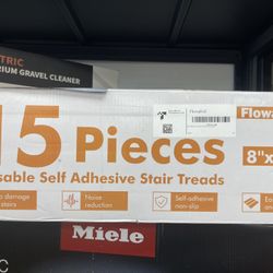 FlowaFoli 15PC Reusable Self Adhesive Stair Treads 8”X30”