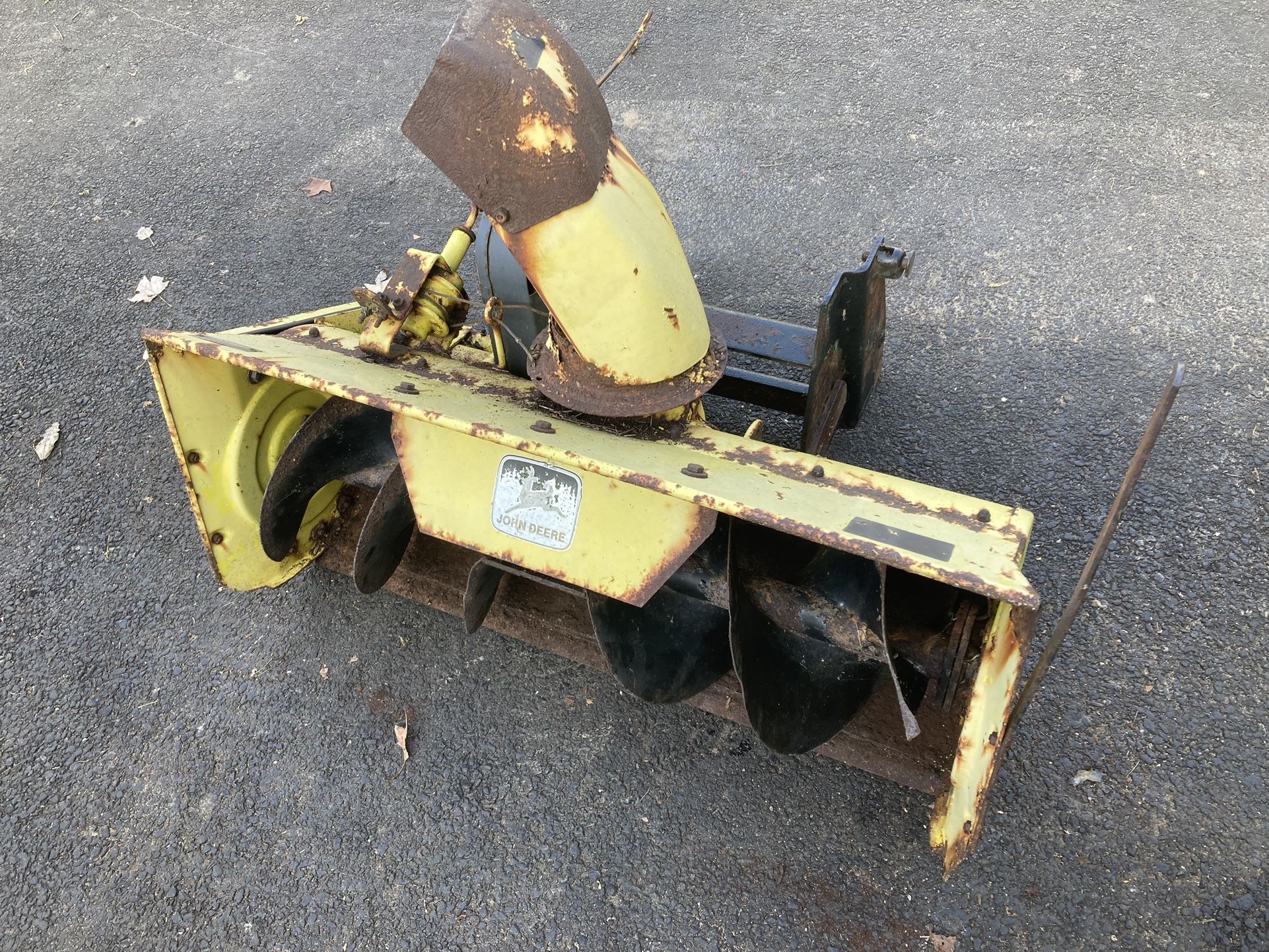 John Deere 37 Snowblower Attachment 100 200 Series Garden Tractor