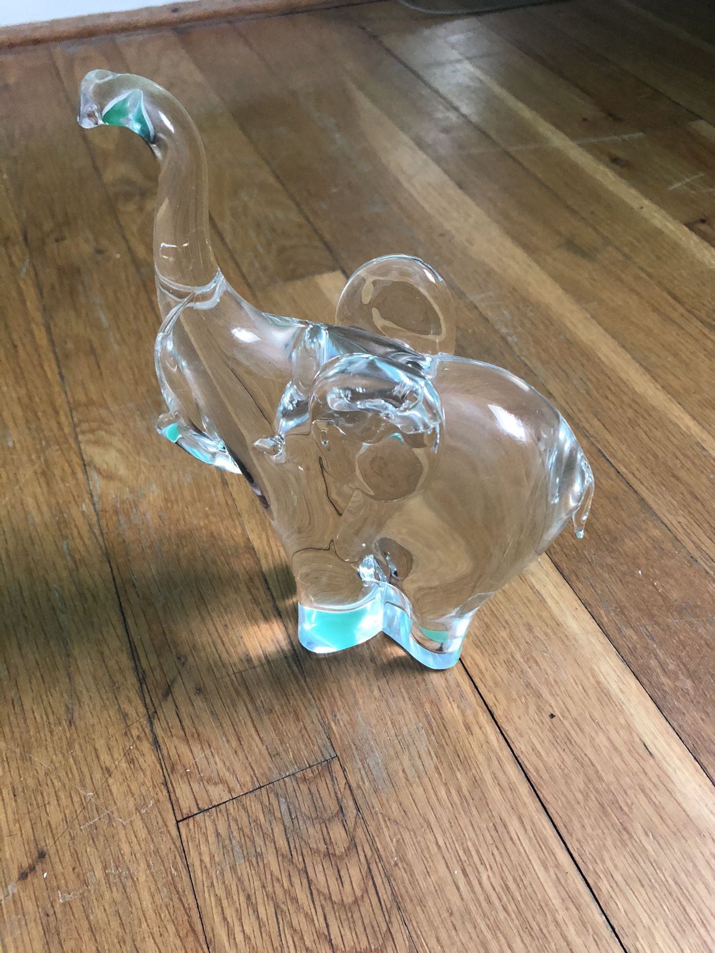 Solid Crystal elephant