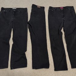 Women’s Black Jeans (Size 12) - $20.00 Each