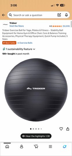 Exercise ball