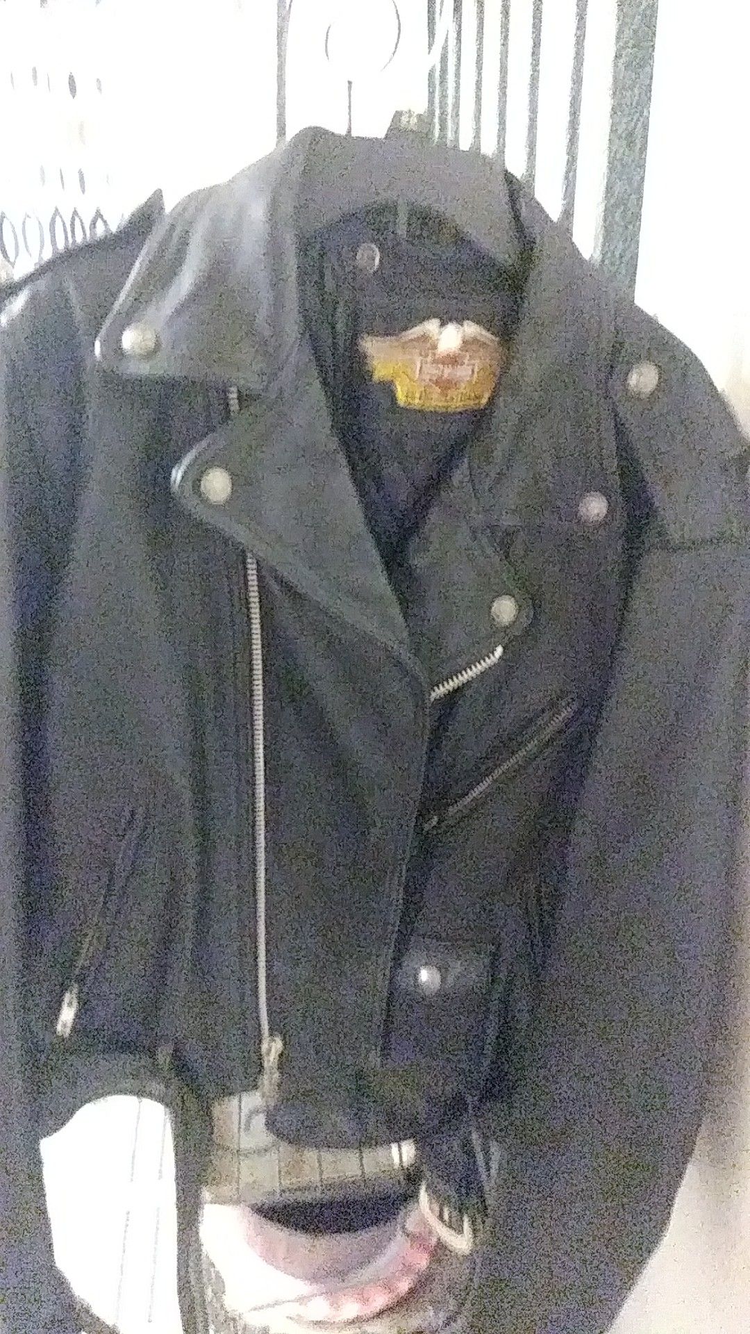 Mens Leather Harley Davidson Jacket
