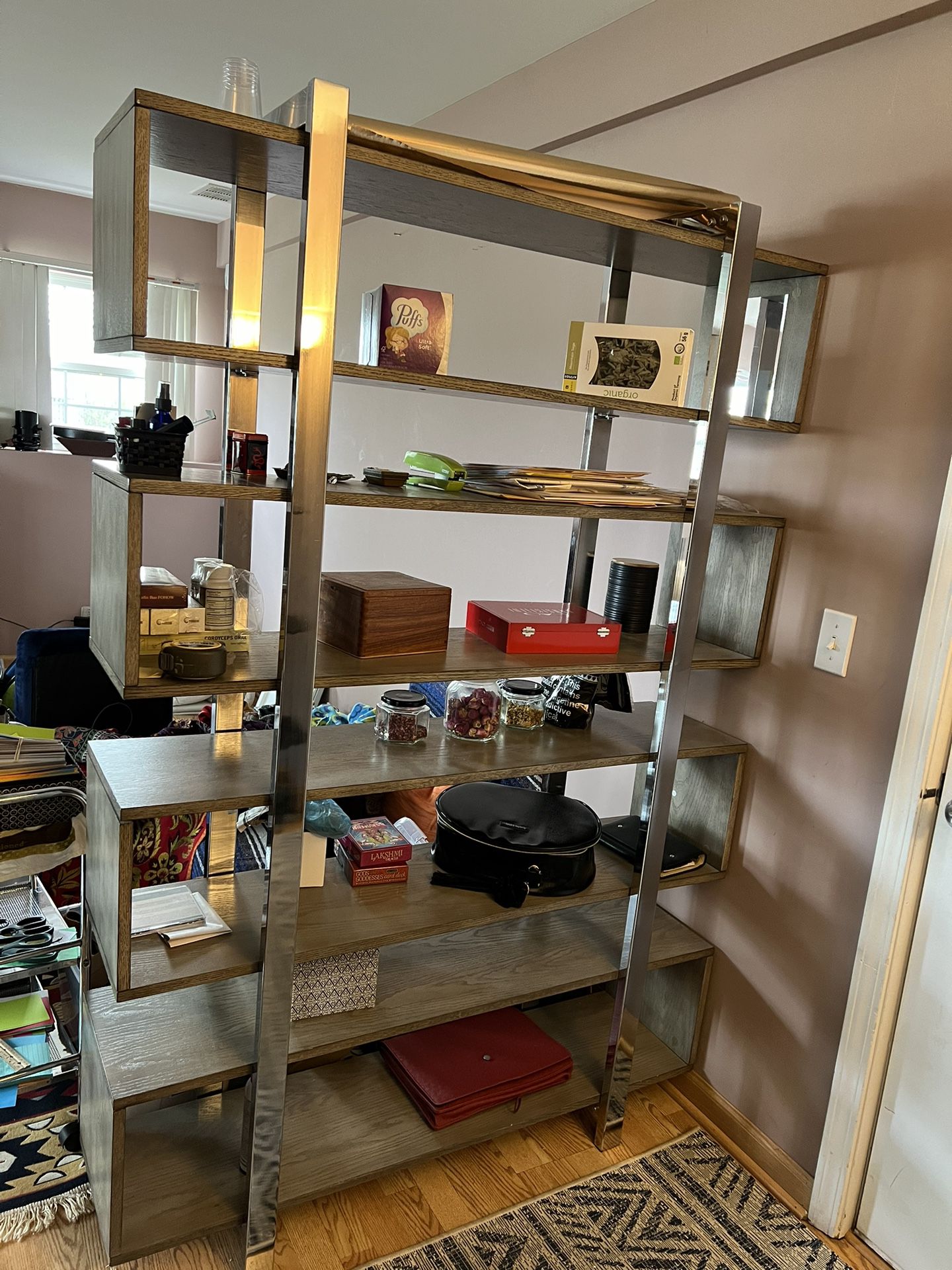 Book Shelves, Room Divider, Contemporary 