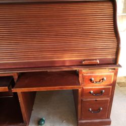 Antique Danish, With Drop Down Lid To Close 