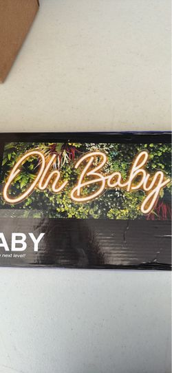 Oh Baby LED Neon Sign