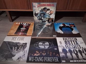Hip-Hop Vinyl Record Collection – 7 Albums MY MALE RAPPER'S ALL FOR $200.00
