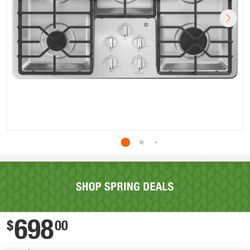 new gas stove, never used