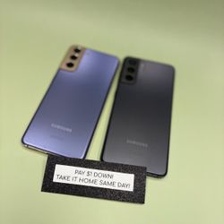 Samsung Galaxy S21 5G - Pay $1 DOWN AVAILABLE - NO CREDIT NEEDED