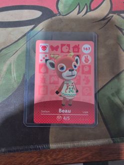 Animal Crossing Amiibo Card Beau
