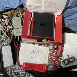 Wii Mini Brand New With Pokemon Battle Revolution Plus Extra Power And AV cable  
